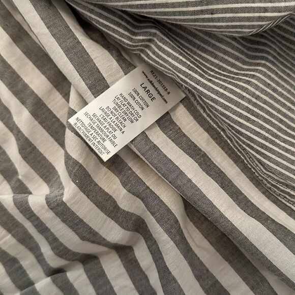 New Solid and Striped Buttondown Large - Picture 5 of 7